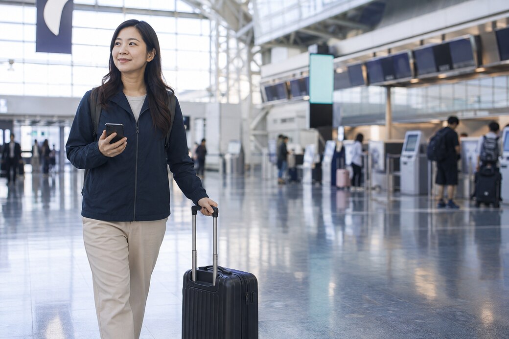 일본 입국 전 Visit Japan Web 준비 체크리스트와 공항 확인 순서 관련 일본 여행 현장의 실사형 이미지